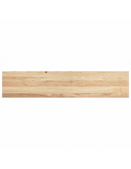 Gradini 16 pz 120x30x2 cm in Rovere Massello Non Trattato