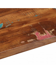 Piano Tavolo 70x30x3,8 cm Rettangolare in Massello di Recupero