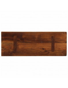 Piano Tavolo 80x20x3,8 cm Rettangolare in Massello di Recupero