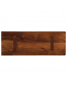 Piano Tavolo 80x40x3,8 cm Rettangolare in Massello di Recupero