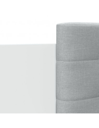 Giroletto con Testiera e LED Bianco 90x190 cm