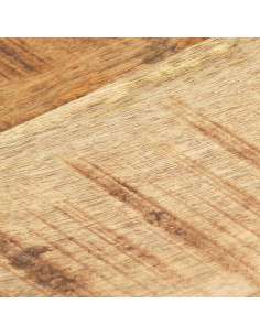 Piano Tavolo in Legno Massello di Mango 25-27 mm 70x70 cm