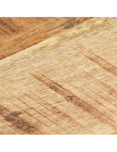 Piano Tavolo in Legno Massello di Mango 25-27 mm 80x80 cm