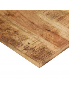 Piano Tavolo in Legno Massello Mango 25-27 mm 120x60 cm