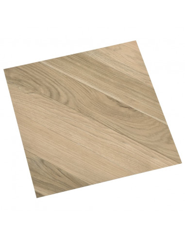 Listoni Pavimenti Adesivi 20 pz in PVC 1,86m² Marroni a Strisce