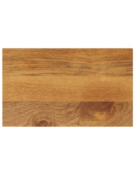 Piano per Tavolo 50x20x2,5 cm Rettangolare Legno Massello Mango