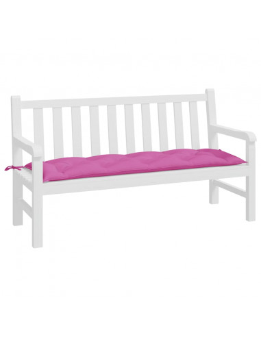 Cuscino per Panca Rosa 150x50x7 cm in Tessuto Oxford