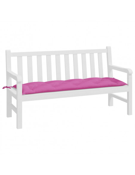 Cuscino per Panca Rosa 150x50x7 cm in Tessuto Oxford