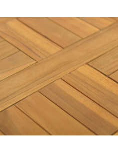 Piano Tavolo Quadrato 40x40x2,5 cm in Legno Massello di Teak