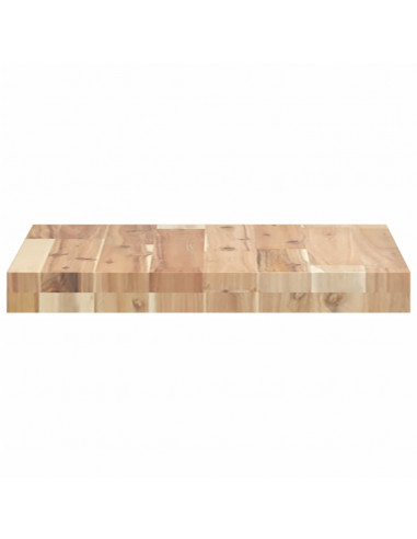 Piano Tavolo Quadrato 40x40x4 cm in Legno Massello di Acacia