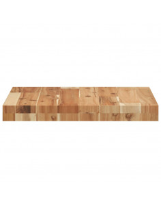 Piano Tavolo Quadrato 40x40x4 cm in Legno Massello di Acacia