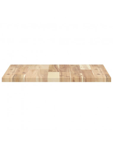Piano Tavolo Quadrato 50x50x2 cm in Legno Massello di Acacia