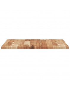 Piano Tavolo Quadrato 60x60x2 cm in Legno Massello di Acacia