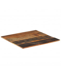 Piano Tavolo Quadrato 70x70 cm 15-16 mm in Legno di Recupero