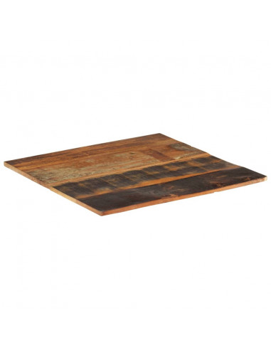 Piano Tavolo Quadrato 70x70 cm 15-16 mm in Legno di Recupero