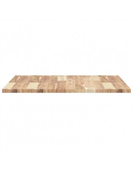 Piano Tavolo Quadrato 70x70x2 cm in Legno Massello di Acacia