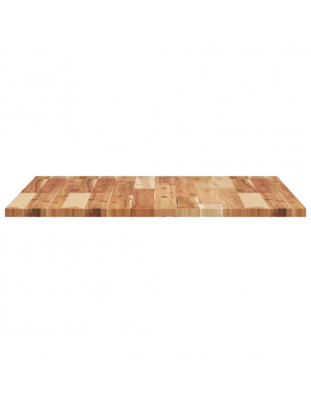Piano Tavolo Quadrato 70x70x2 cm in Legno Massello di Acacia