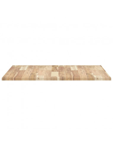 Piano Tavolo Quadrato 80x80x2 cm in Legno Massello di Acacia