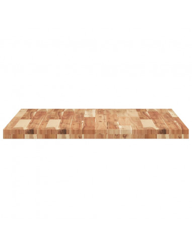 Piano Tavolo Quadrato 80x80x4 cm in Legno Massello di Acacia