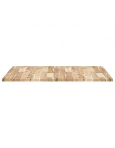 Piano Tavolo Quadrato 90x90x2 cm in Legno Massello di Acacia
