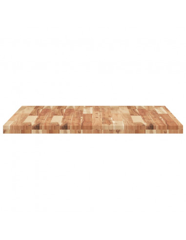Piano Tavolo Quadrato 90x90x4 cm in Legno Massello di Acacia