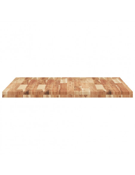 Piano Tavolo Quadrato 90x90x4 cm in Legno Massello di Acacia