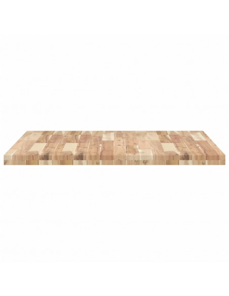 Piano Tavolo Quadrato 90x90x4 cm in Legno Massello di Acacia