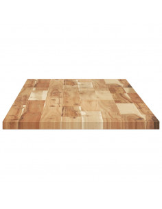 Piano Tavolo Rettangolare 140x40x2 cm Legno Massello di Acacia