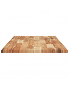 Piano Tavolo Rettangolare 140x50x2cm Legno Massello di Acacia