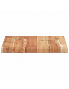 Piano Tavolo Rettangolare 40x30x2cm in Legno Massello di Acacia