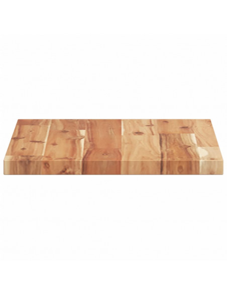 Piano Tavolo Rettangolare 40x30x2cm in Legno Massello di Acacia