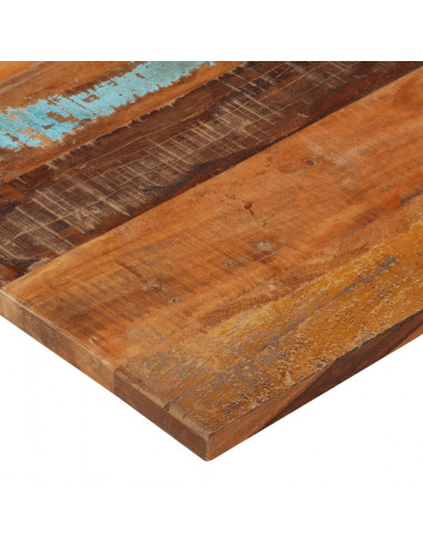 Piano Tavolo Rettangolare 60x100 cm 25-27 mm Legno di Recupero