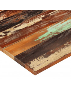Piano Tavolo Rettangolare 60x120 cm 25-27 mm Legno di Recupero