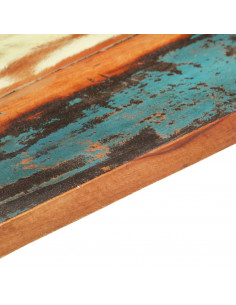 Piano Tavolo Rettangolare 60x140 cm 25-27 mm Legno di Recupero