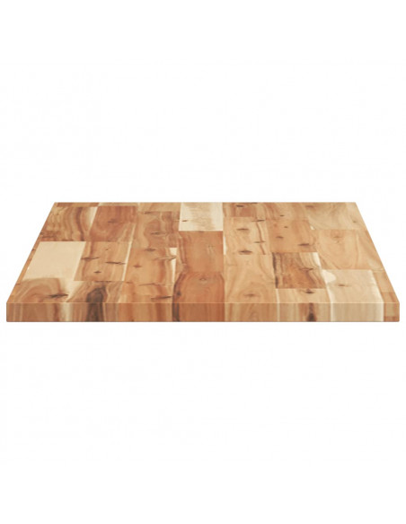 Piano Tavolo Rettangolare 60x40x2cm in Legno Massello di Acacia
