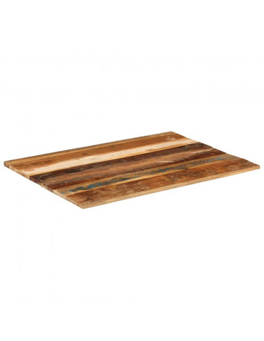 Piano Tavolo Rettangolare 60x80 cm 15-16 mm Legno di Recupero