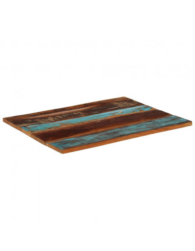 Piano Tavolo Rettangolare 70x90 cm 25-27 mm Legno di Recupero