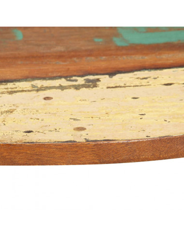 Piano Tavolo Rotondo 40 cm 15-16 mm in Legno di Recupero