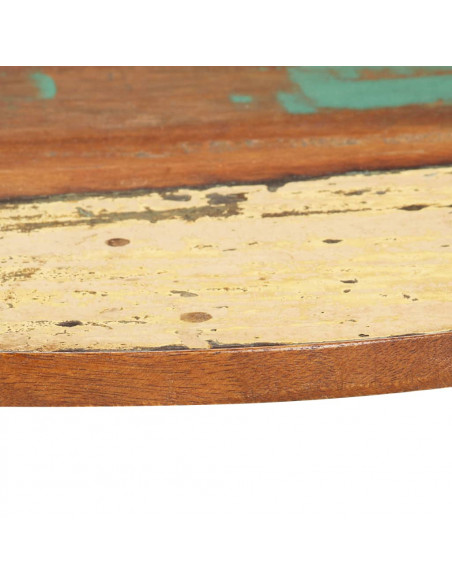 Piano Tavolo Rotondo 40 cm 15-16 mm in Legno di Recupero