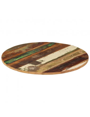 Piano Tavolo Rotondo 60 cm 15-16 mm in Legno di Recupero