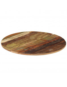 Piano Tavolo Rotondo 70 cm 15-16 mm in Legno di Recupero