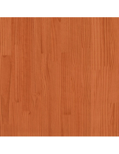 Piano Tavolo Rotondo Marrone Cera Ø50x2,5cm Legno Massello Pino