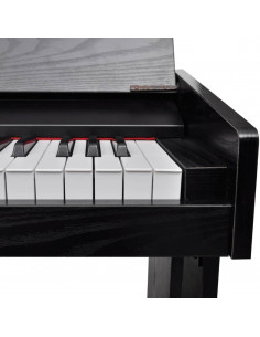 Pianoforte Classico Digitale Elettronico con 88 Tasti e Leggio