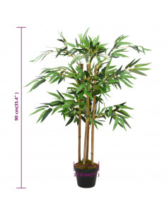 Pianta di Bambù Artificiale Twiggy con Vaso 90 cm