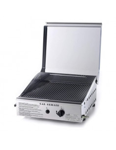 Piastra cottura Ompagrill 4043 COVER M Plancha Single Duegas Inox sati