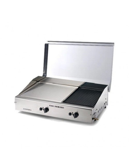Piastra cottura Ompagrill 4068 COVER M Plancha Double Duegas Inox sati