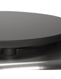 Piastra Elettrica per Crepes con Vassoio Estraibile 40 cm 3000 W
