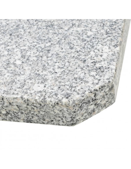 Piastra per Parasole in Granito Quadrata 25 kg Grigia