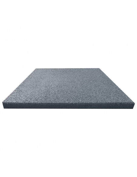 Piastrelle Anticaduta 12 pz in Gomma 50x50x3 cm Grigie
