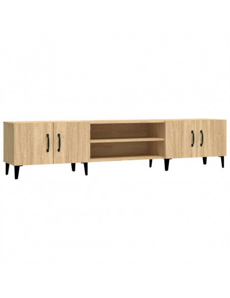 Mobile per TV Rovere Sonoma 180x31,5x40 cm in Legno Multistrato